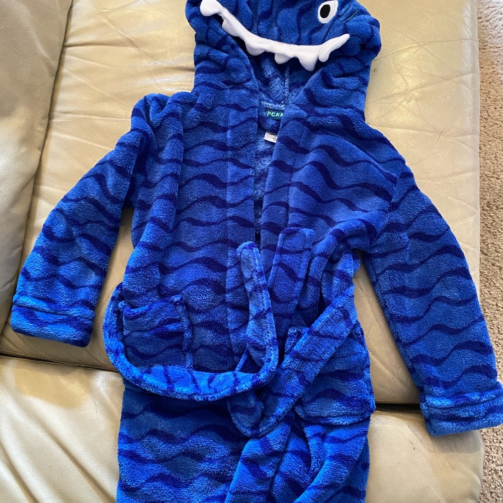 Pekkle Boy’s Plush Bath robe - Size 4-5